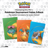 UP BINDER POKEMON FOLIO TOURNAMENT PACK 3CT (Special Order)