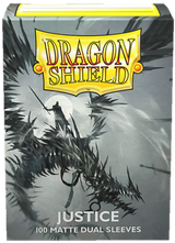DRAGON SHIELD SLEEVES DUAL MATTE JUSTICE 100CT (Special Order)