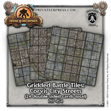 IRON KINGDOMS RPG BATTLE TILES CORVIS CITY STREETS (Special Order)