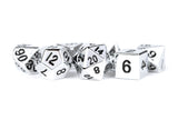 METAL 7 DICE SET SILVER 16MM (Special Order)