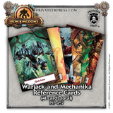 IRON KINGDOMS RPG WARJACK/MECHANIKA REF CARD DECK (Special Order)