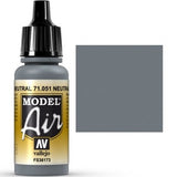 VALLEJO: MODEL AIR NEUTRAL GRAY (17ML) (Special Order)