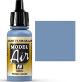 VALLEJO: MODEL AIR UK AZURE BLUE (17ML) (Special Order)