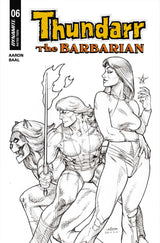 THUNDARR THE BARBARIAN #6 CVR L FOC BONUS JOSEPH MICHAEL LINSNER LINE ART VAR (Special Order)