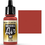 VALLEJO: MODEL AIR RED (17ML) (Special Order)