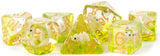 RESIN 7 DICE SET ELEPHANT INCLUSION 16MM (Special Order)