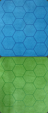 MEGAMAT 1" HEX REVERSIBLE BLUE-GREEN 34.5"X48" (Special Order)