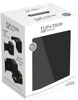 UG FLIP N TRAY DECK CASE MONOCOLOR BLACK 133+ (Special Order)