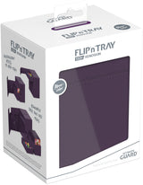 UG FLIP N TRAY DECK CASE MONOCOLOR PURPLE 133+ (Special Order)