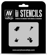 VALLEJO: HOBBY STENCIL PETROL SPILLS (Special Order)