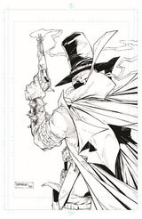 GUNSLINGER SPAWN #56 CVR B CARLO BARBERI RAW ART VAR (Special Order)