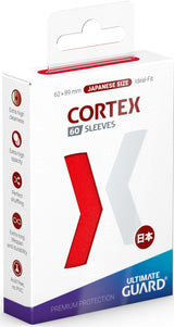 UG SLEEVES CORTEX JAPANESE SIZE GLOSSY RED 60CT (Special Order)