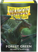 DRAGON SHIELD SLEEVES MATTE FOREST GREEN 100CT (Special Order)