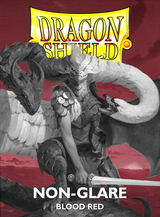 DRAGON SHIELD SLEEVES MATTE BLOOD RED NON-GLARE 100CT (Special Order)
