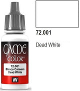 VALLEJO: GAME COLOR DEAD WHITE 18ML (Special Order)