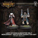 MERC LADY AIYANA & MASTER HOLT UNIT BLISTER (Special Order)
