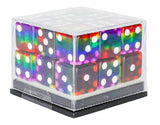 SD D6 DICE SET RAINBOW 12MM 18CT (Special Order)