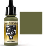 VALLEJO: MODEL AIR US LIGHT GREEN (17ML) (Special Order)