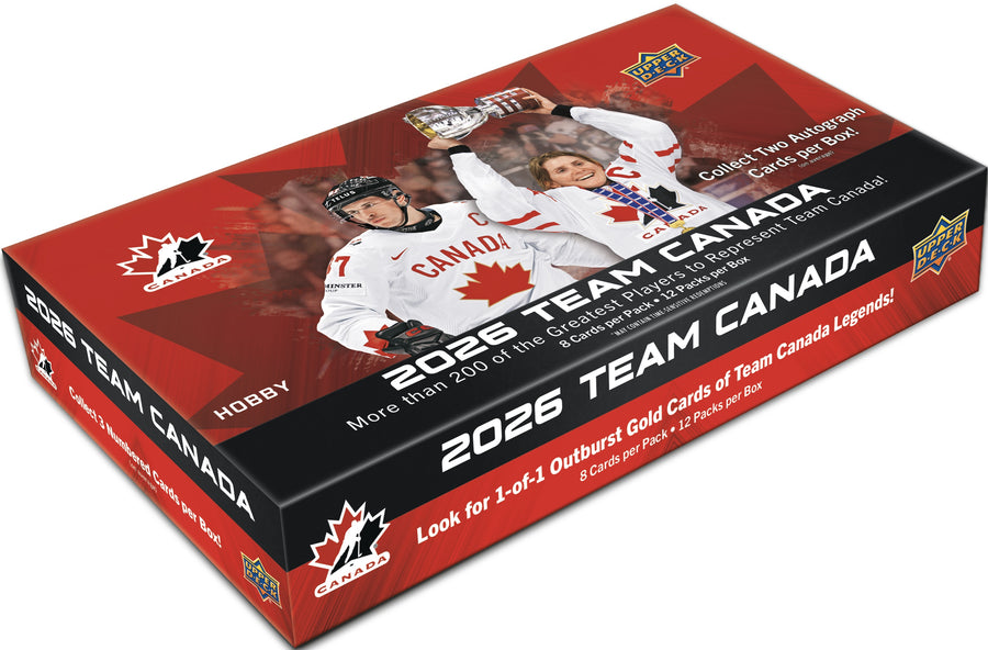 2025-26 Upper Deck Team Canada Hockey Hobby Box