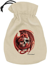 ANNE STOKES DICE POUCH SKULL EMBRACE (Special Order)