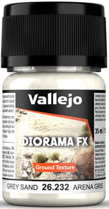 VALLEJO: DIORAMA GROUND TEXTURES GREY SAND 35ML (Special Order)