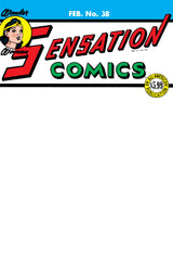 SENSATION COMICS #38 FACSIMILE EDITION BLANK (Special Order)