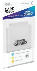 UG CARD DIVIDERS TRANSPARENT (Special Order)