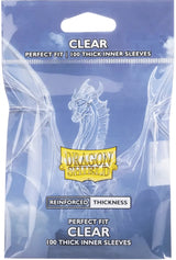 DRAGON SHIELD SLEEVES PERFECT FIT THICK INNER CLEAR 100CT (Special Order)