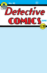 DETECTIVE COMICS #40 FACSIMILE EDITION BLANK (Special Order)
