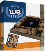 SHUT THE BOX, 4-PLAYER, WOOD (Special Order)