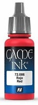 VALLEJO: GAME COLOR RED INK 18ML (Special Order)
