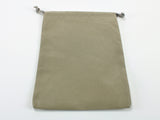 SUEDECLOTH DICE BAG - LARGE GREY (Special Order)