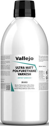 VALLEJO: ULTRA MATT POLYURETHANE VARNISH 500ML (Special Order)