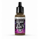 VALLEJO: GAME AIR BEASTY BROWN 17ML (Special Order)