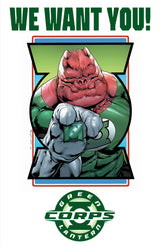 GREEN LANTERN CORPS #2 RECRUITMENT POSTER ACETATE (Special Order)