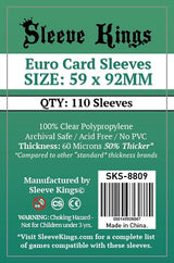 SK EURO SLEEVES 59MM X 92MM 110CT (Special Order)