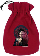 ANNE STOKES DICE POUCH GEISHA SKULL (Special Order)