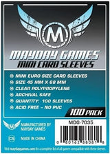 STANDARD MINI EURO SLEEVES 45MM X 68MM 100CT (Special Order)