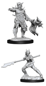 MTG UNPAINTED MINIS WV1 CORALHELM COMMAND/MERFOLK (Special Order)