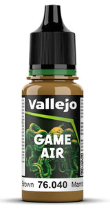 VALLEJO: GAME AIR LEATHER BROWN 18ML (Special Order)