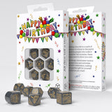 HAPPY BIRTHDAY DICE SET CONFETTI (Special Order)
