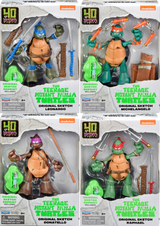 TMNT CLASSIC SKETCH TURTLE FIG 40TH ANNIVERSARY 8CT ASSORTMENT (Special Order)