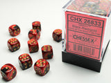 GEMINI 36D6 BLACK-RED/GOLD 12MM (Special Order)