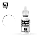 VALLEJO: MODEL COLOR MATT WHITE (17ML) (Special Order)