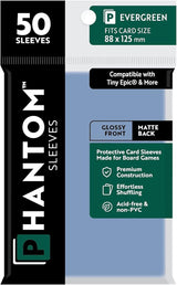 PHANTOM SLEEVES GLOSS/MATTE EVERGREEN SIZE (88MM X 125MM) 50CT (Special Order)