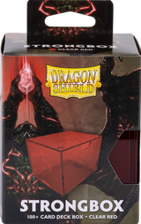 DRAGON SHIELD STRONGBOX CLEAR RED (Special Order)