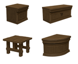 DND ICONS: THE YAWNING PORTAL INN BARS/TABLES (Special Order)