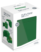 UG FLIP N TRAY DECK CASE MONOCOLOR GREEN 133+ (Special Order)