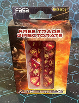 INTERCEPTOR: FREE TRADE DIRECTORATE DICE SET (Special Order)