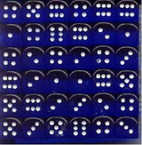 TRANSLUCENT 36D6 BLUE/WHITE 12MM (Special Order)